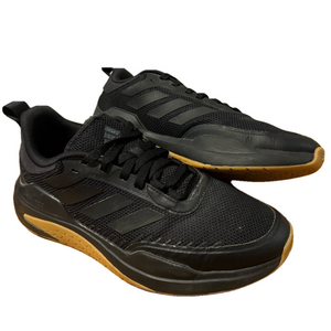 Adidas Black Gold Man Male Size 8.5 Sneakers Running Shoes Woman Size 10